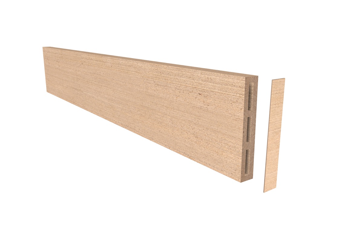 HC3CH12312CxxCap for 3 Channel Hollow, 1/2" x 3 1/2"