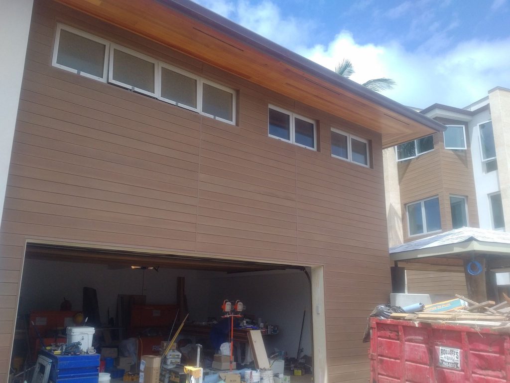 Siding made with Resysta