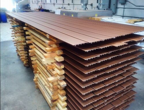 Finishing the siding order with the beautiful Macassar Prestige Finish.